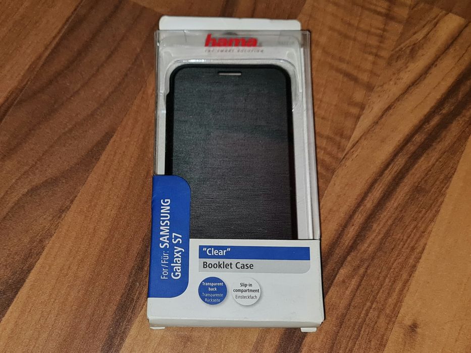 Husa flip originala Hama Clear Booklet Case Samsung Galaxy S7 G930