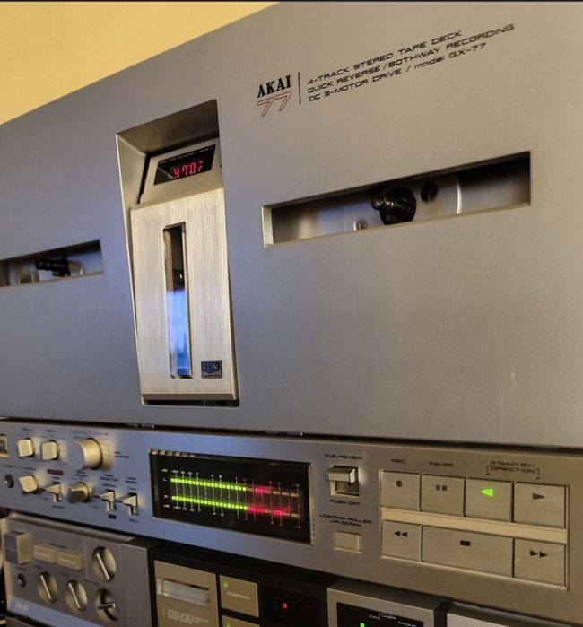 Akai GX-77 stare estetica și tehnică ok