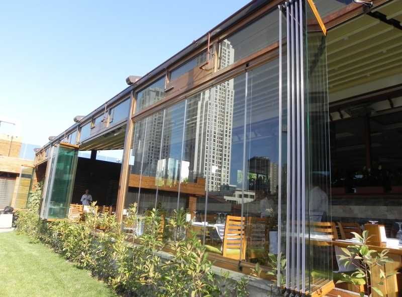 Pergola terasa/ inchideri sticla securizata / ghilotina / armonica