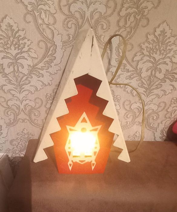 Советский новогодний домик