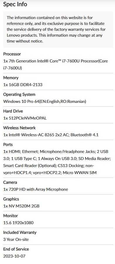 Laptop Business Lenovo ThinkPad P51s+Docking Station+Încărcător 135W