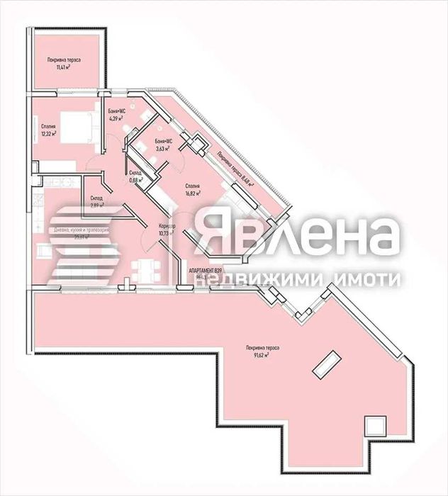 Продава се Тристаен апартамент в София, Младост 4 - 136 кв.м за 1000 €/кв.м - Снимка #10