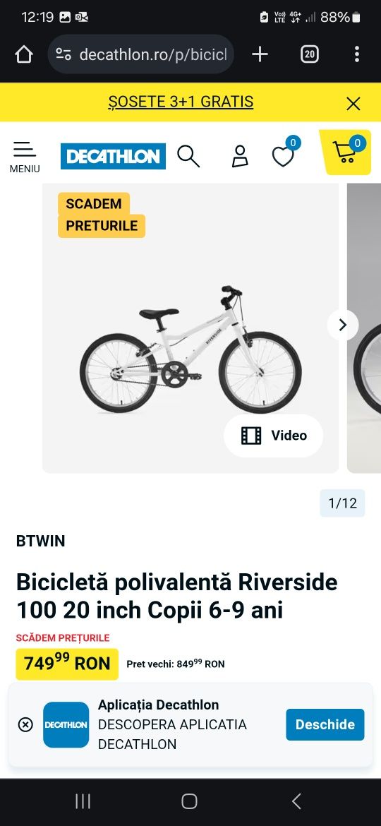 Bicicleta pentru copii