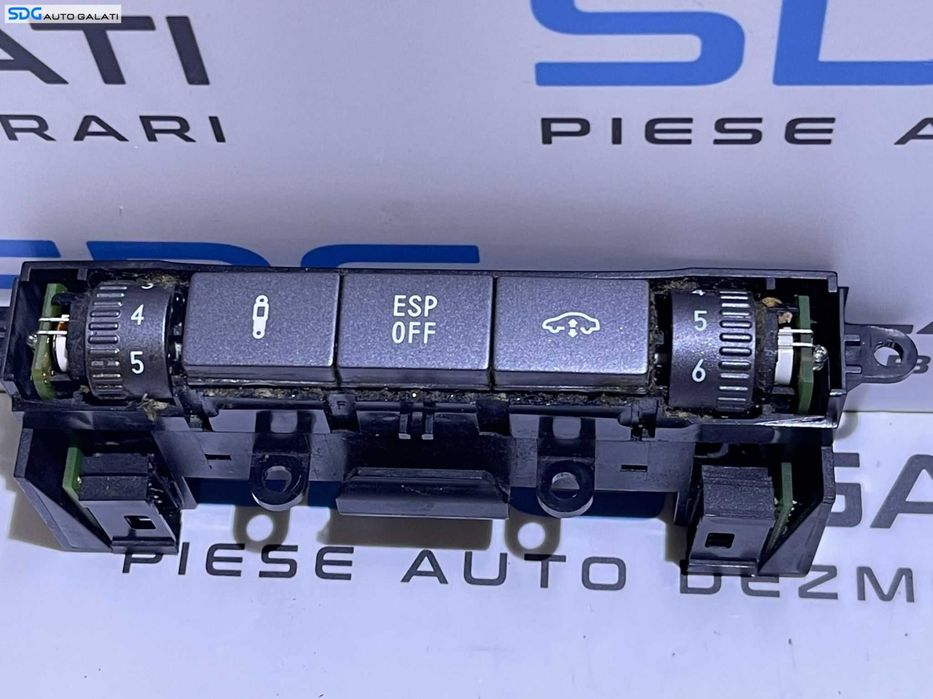 Consola Panou Comanda Buton Butoane Incalzire Scaun Scaune ESP Reglaj Nivel Suspensie Amortizoare Telescoape Volkswagen Phaeton 2002 - 2010 Cod 3D0959676K
