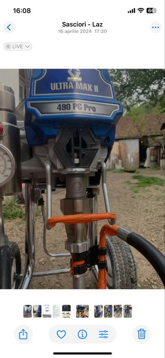 Schimb Pompa vopsit graco pc pro 490