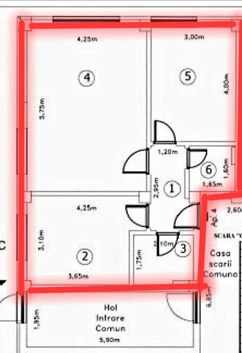 Spațiu comercial 60 mpu,3 camere 2 băi, Arhitecților - Calea Cisnădiei