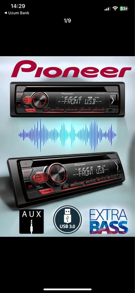 Pioneer magnitafon sotladi originali