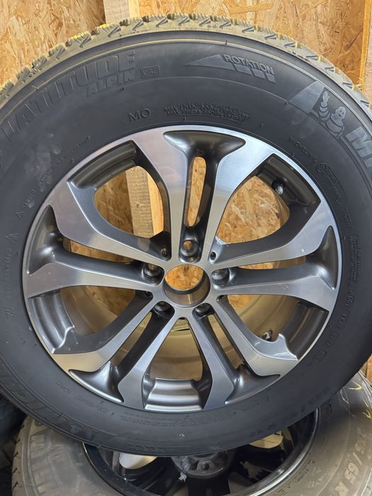 Super set Jante Mercedes GLC + Anvelope iarna 235/65 R17 Michelin