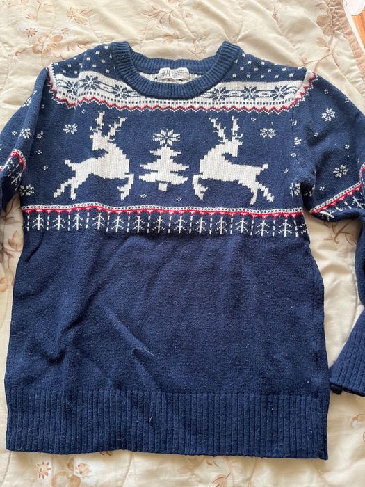 Детски коледен пуловер H&M