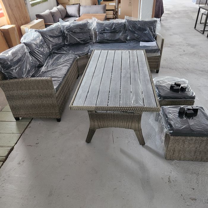 LICHIDARE STOC Set grădină rattan "ambia"