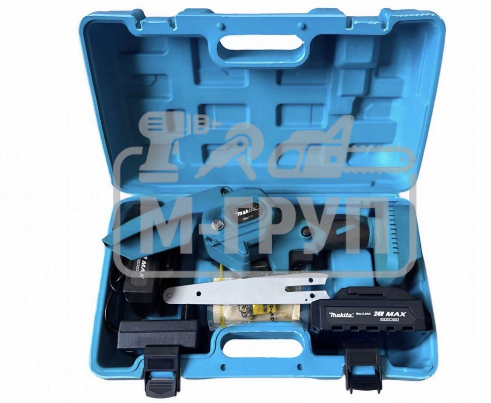 Акумулаторна кастрачка Макита 24V 15см шина 2 батерии