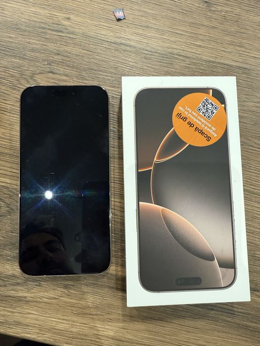 iPhone 16 Pro Max 256GB 100% baterie cu garanție