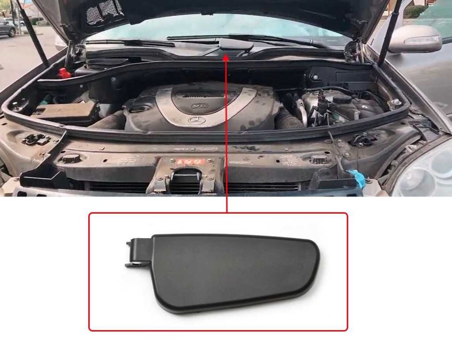 Капачка за предна чистачка Mercedes GL X164 , Mercedes ML W164