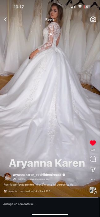 Vand rochie de mireasa Aryanna Karen