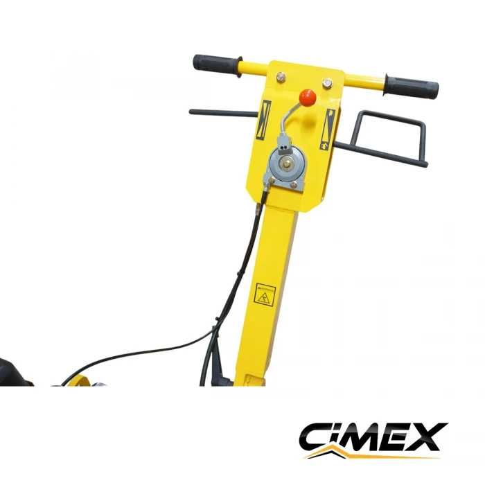 ПРОМО 30% Едноосен ръчноводим валяк с вибрация и реверс CIMEX VR200