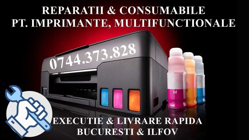 Service reparatii imprimante CISS cerneala Bucuresti Ilfov Service ink