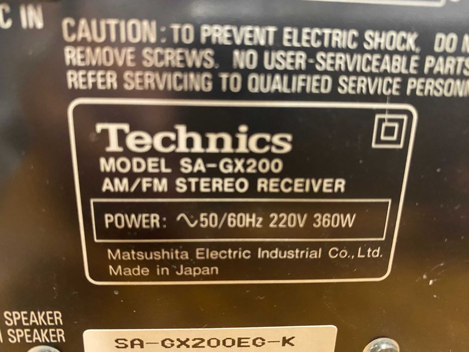 statie / amplificator technics se gx200
