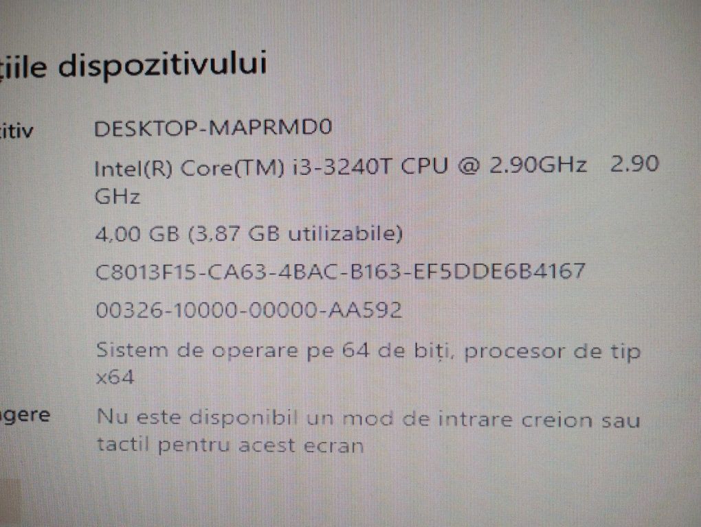 Vând HP i3 mai vechi