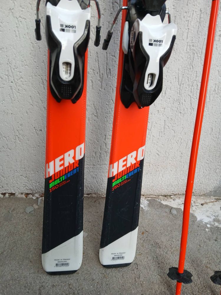 Ски за юноши Rossignol Hero 150 + щеки