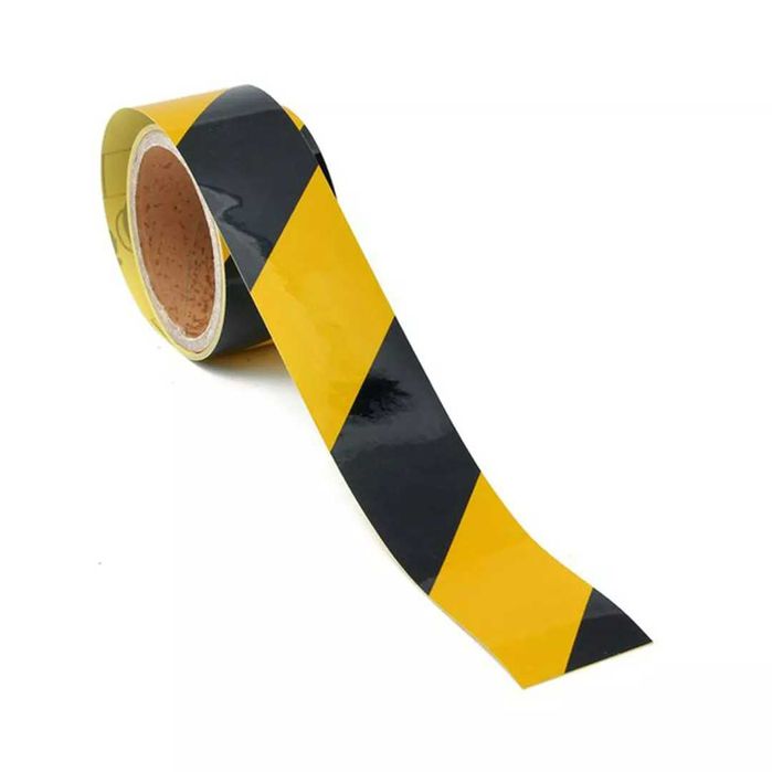 Banda reflectorizantă de marcare, adeziv poliacrilic, autoadeziva, 10m