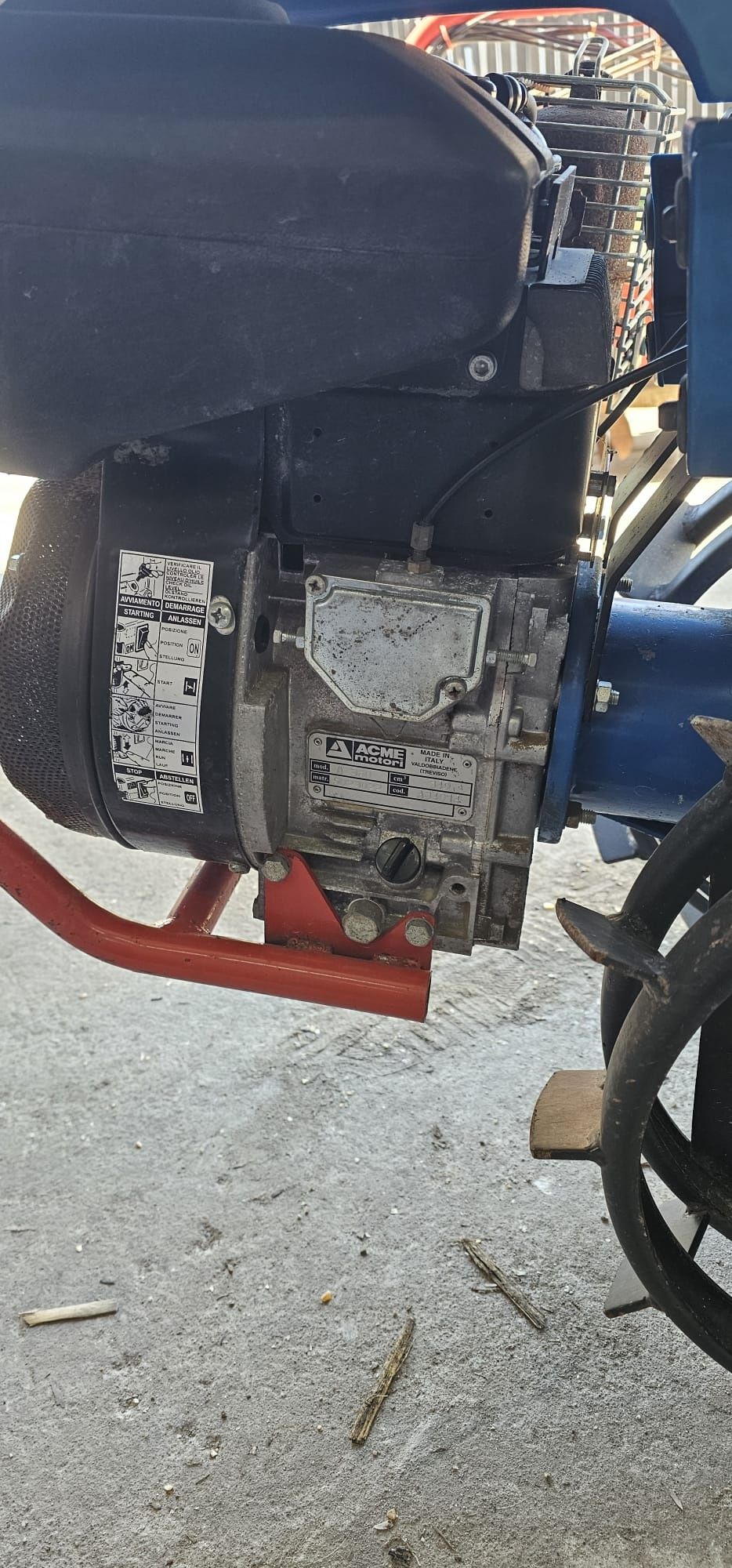 Motocultor profesional Bcs 730,10cp + freza