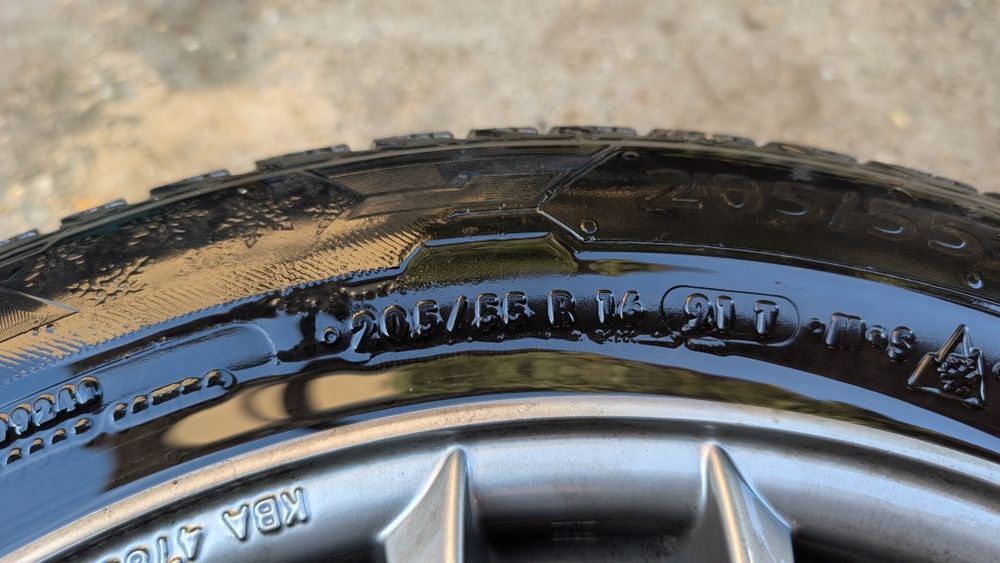 Jante sparco R16 echipate cu cauciucuri 205/55/16 iarna