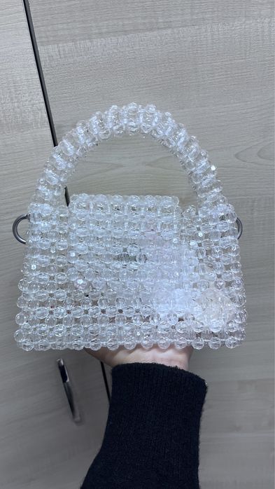 сумка из бусин хрустальных(ручная работа)
