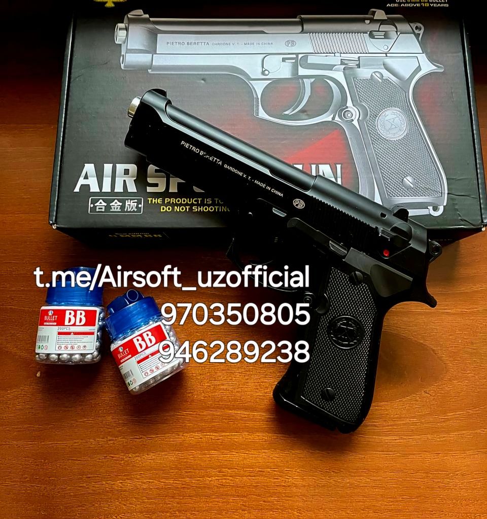 Airsoft temir pistolet to‘pponcha железный пистолет металлический