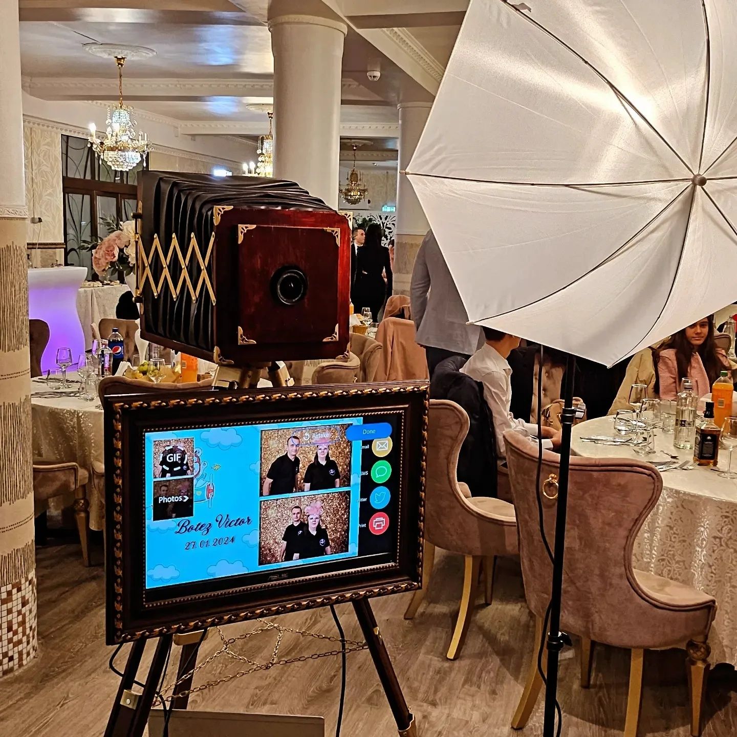 Cabina foto,Platforma video 360,Fum greu,Tort de shoturi+ CADOU