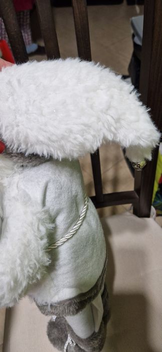 Mos Crăciun alb cu gri