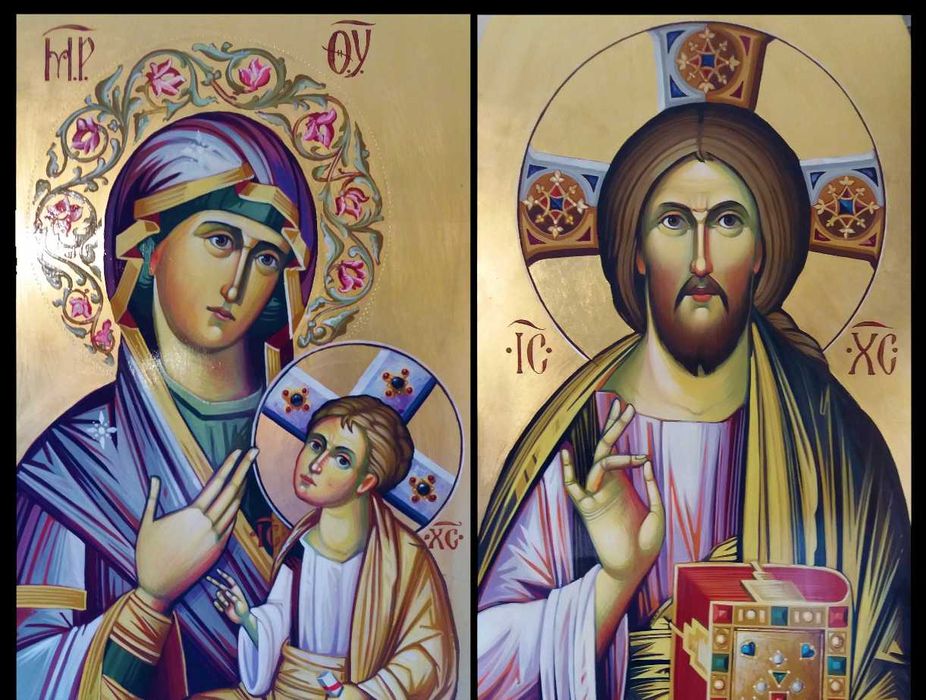 ICONOSTAS, pictura Icoane IMPARATESTI: 60 X 90 cm, la comanda