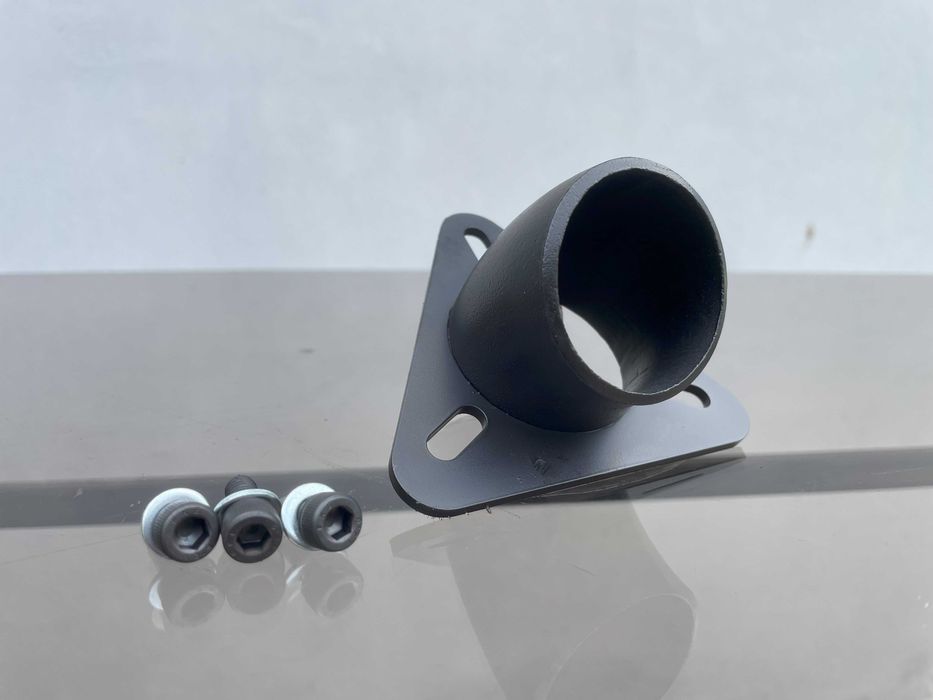 Tips Evacuare Scurt ATV Segway AT6, Otel 48 mm, Negru Mat