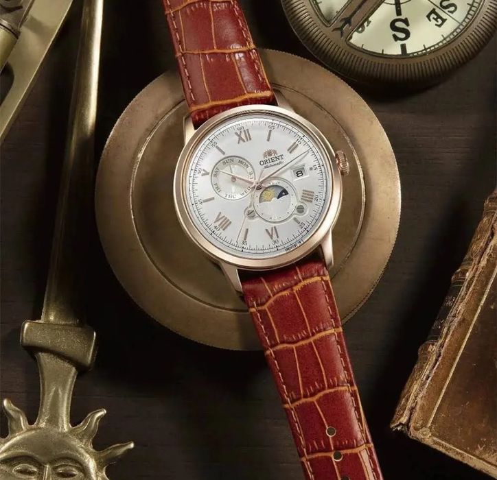 Ceas ORIENT Classic Soon and Moon RA-AK0801S30B; ORIGINAL,acte,sigilat