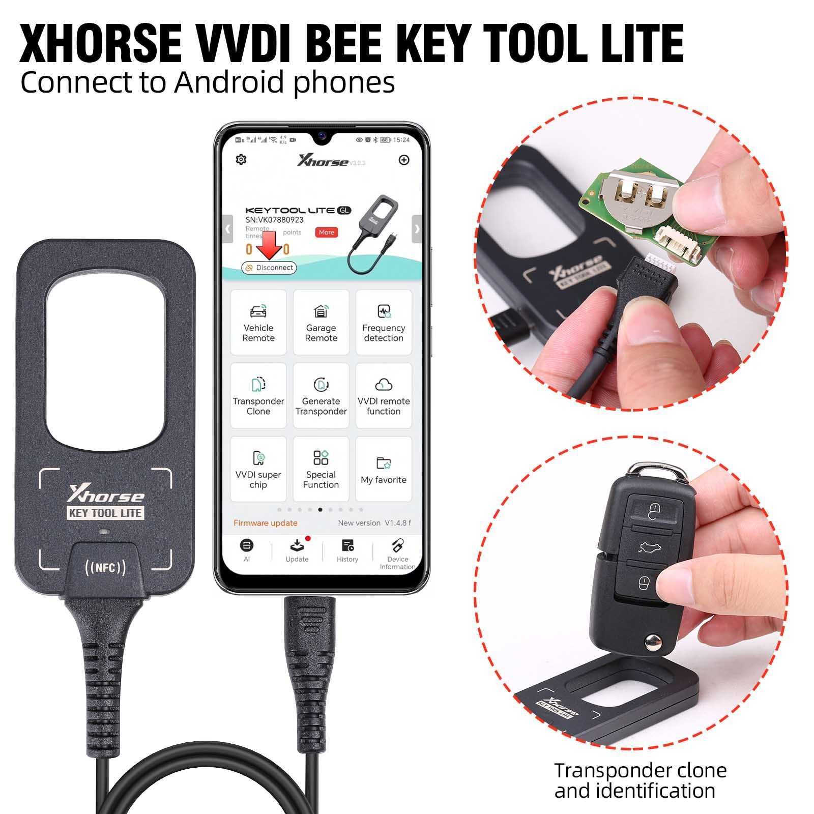 Xhorse VVDI BEE Key Tool Lite - программатор ключей