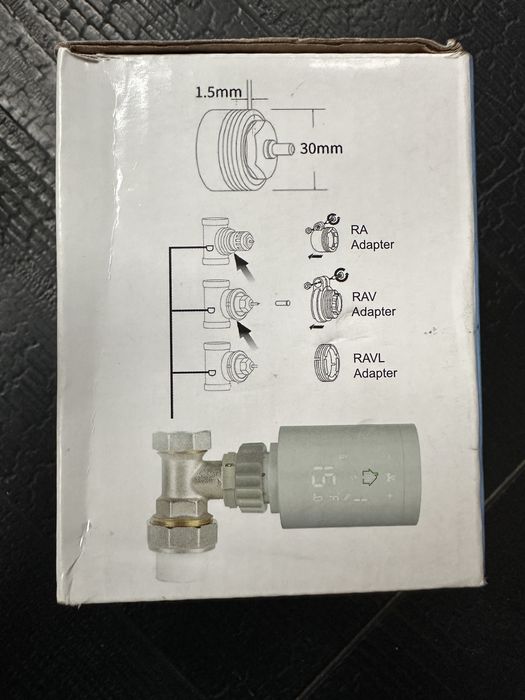 Smart Zigbee Radiator Actuator / Смарт термоглава за радиатор