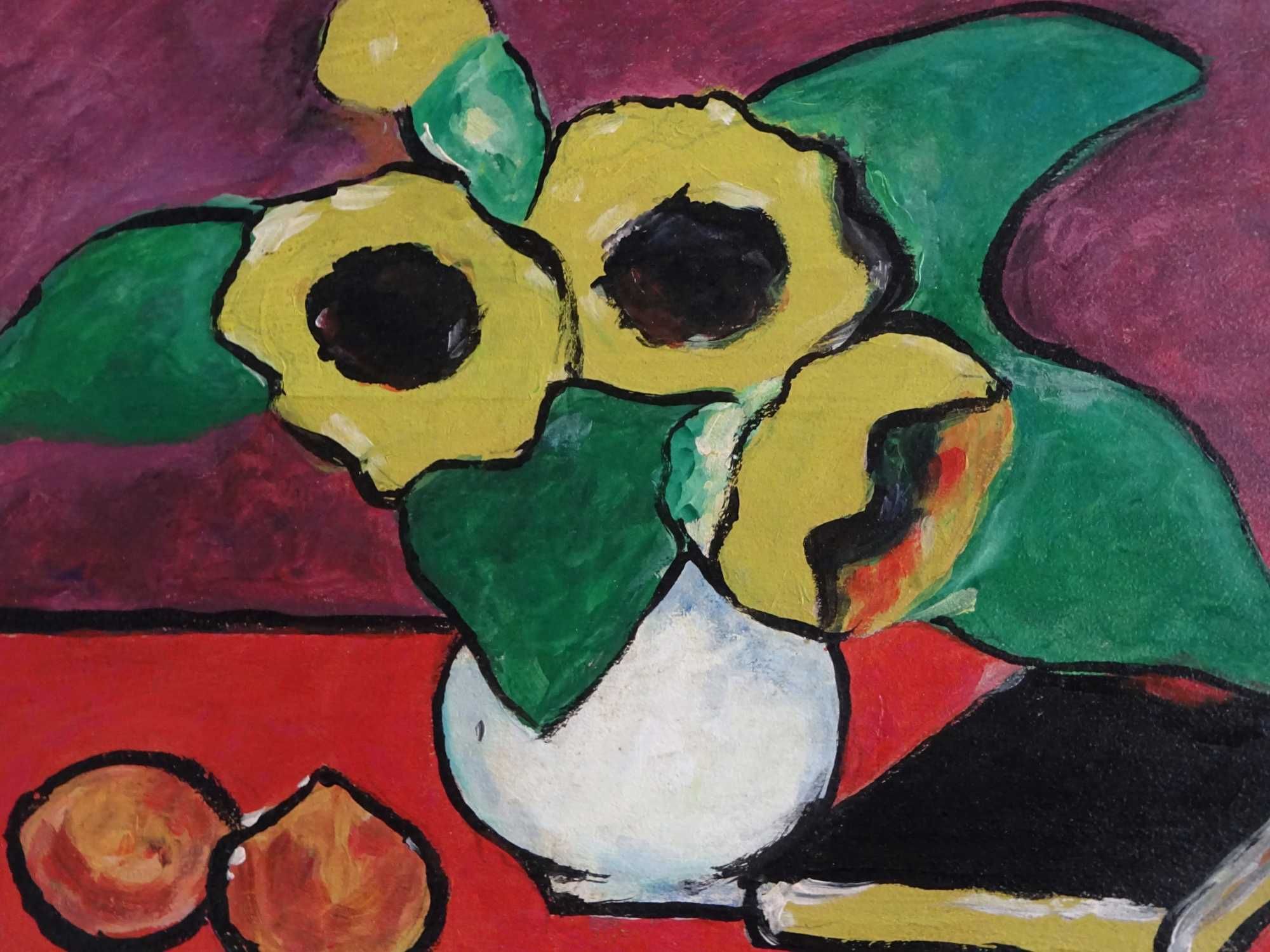 Tablou Ion Pacea “Floarea soarelui”, ulei pe carton