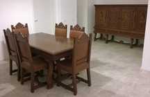 Set mobila living din lemn masiv