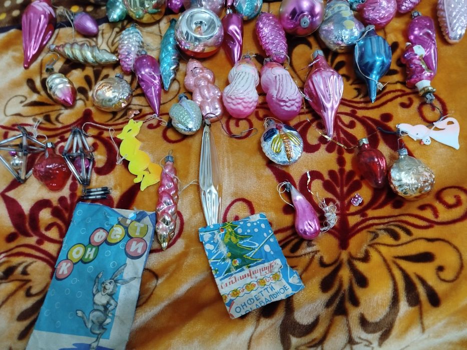 Новогодние игрушки советские