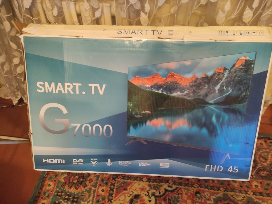 Продам смарт телевизор, диагональ 45