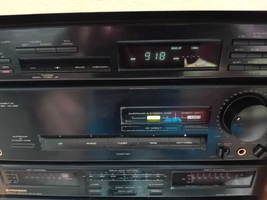 Sistem audio Pioneer . Combina muzicală.  Linie Pioneer