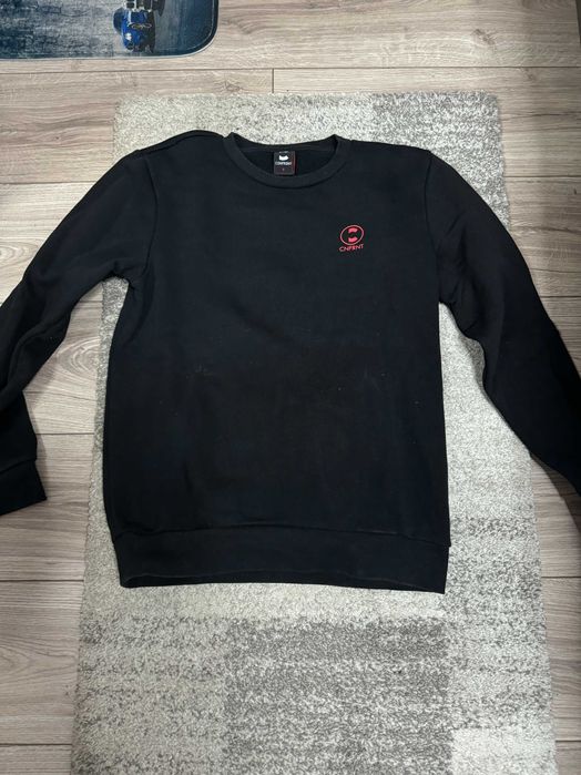 Bluza Flausata Groasa Neagra Barbati CONFRONT Marimea S (EUR38)