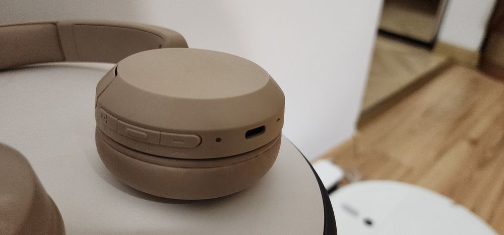 Casti On Ear Sony WH-CH520C, Wireless, Bluetooth, Bej