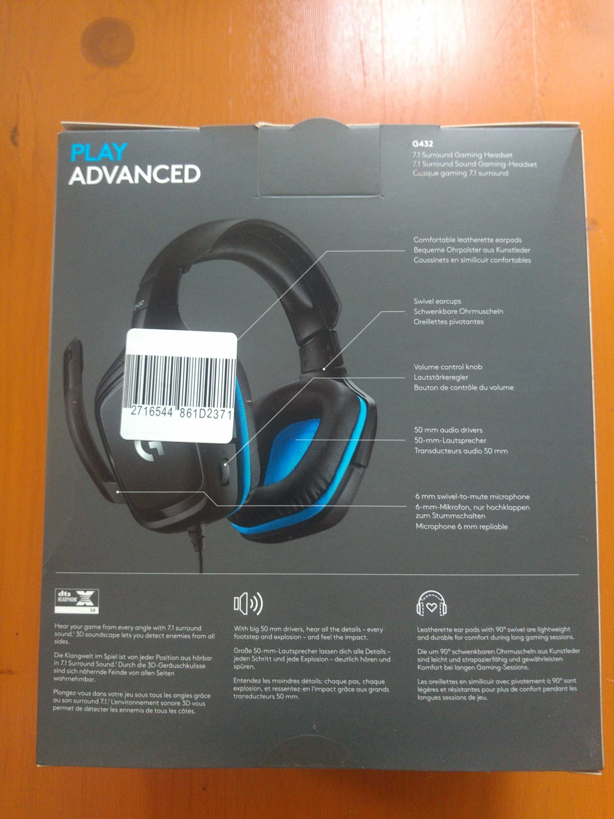 Слушалки/Logitech G432