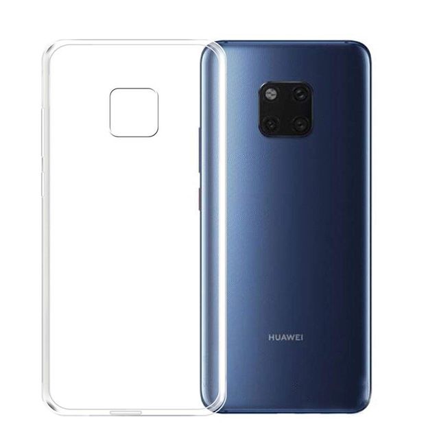 Husa Subtire Silicon Neagra, Transparenta - Huawei Mate 20 Lite Pro