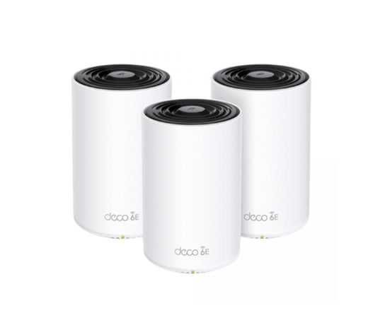Deco XE75Pro(3-pack) AXA5400 Whole     Home Mesh Wi-Fi 6E U System