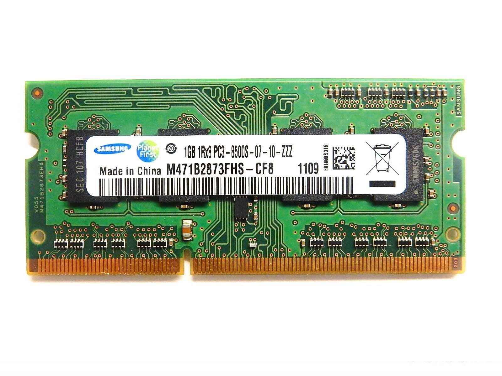 Оперативная память Samsung 1Gb/2Gb - M471B2873FHS-CF8 1Rx8 PC3-8500