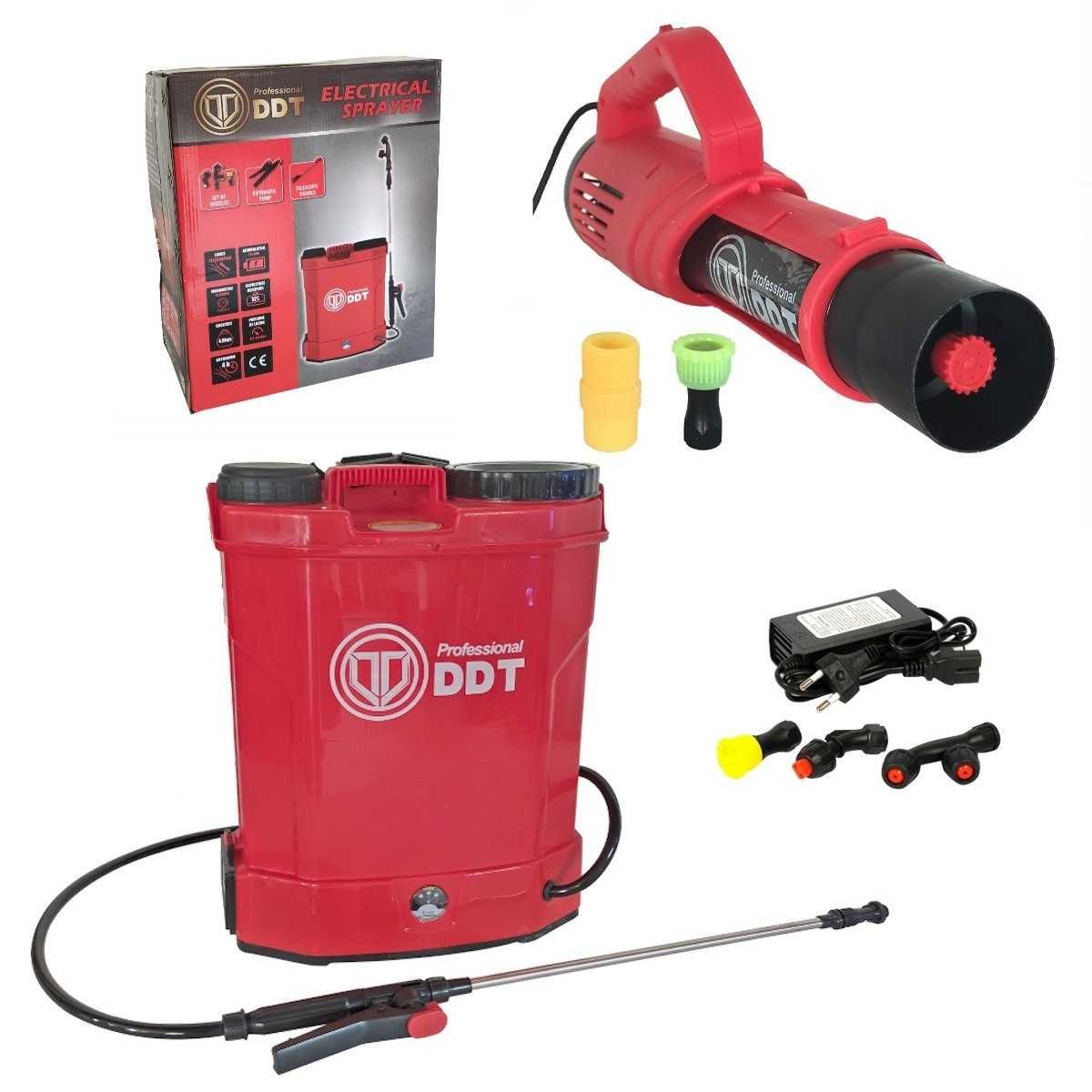 Pompa de stropit cu acumulator 12 Litri & Atomizor electric portabil