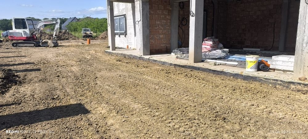 Miniexcavator basculanta 6.5 miniincarcator pământ negru