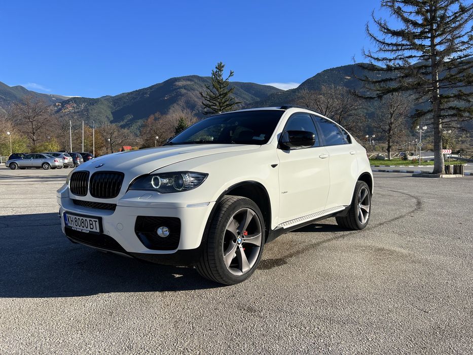 BMW X6 4.0d 306hp Червен салон