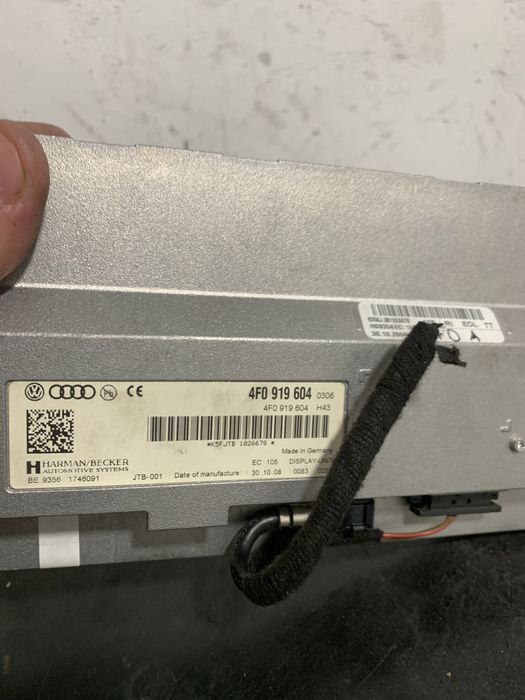 Display navigatie Audi A5 8T 2007-2012 Audi A4 B8 4F0919604